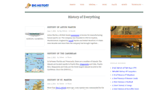 Desktop Screenshot of bighistory.net